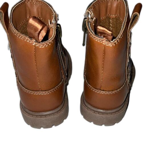 Carter's Brown Coro Floral Ankle Boot Size 5 - Picture 4 of 7